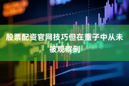 股票配资官网技巧但在重子中从未被观察到