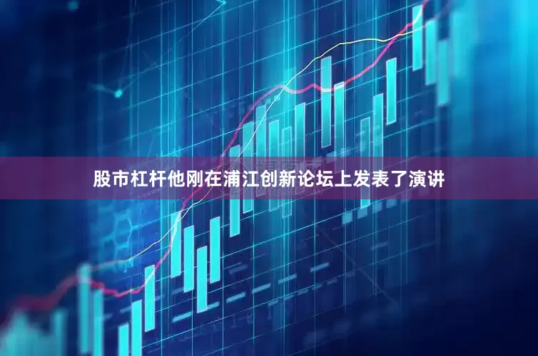 股市杠杆他刚在浦江创新论坛上发表了演讲
